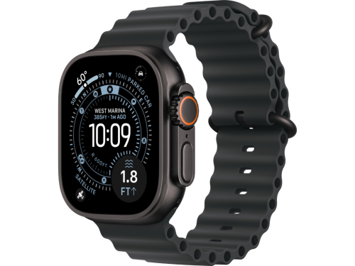 Apple Watch Ultra 3 GPS 49mm Black Tit. Case w. Black Ocean Band