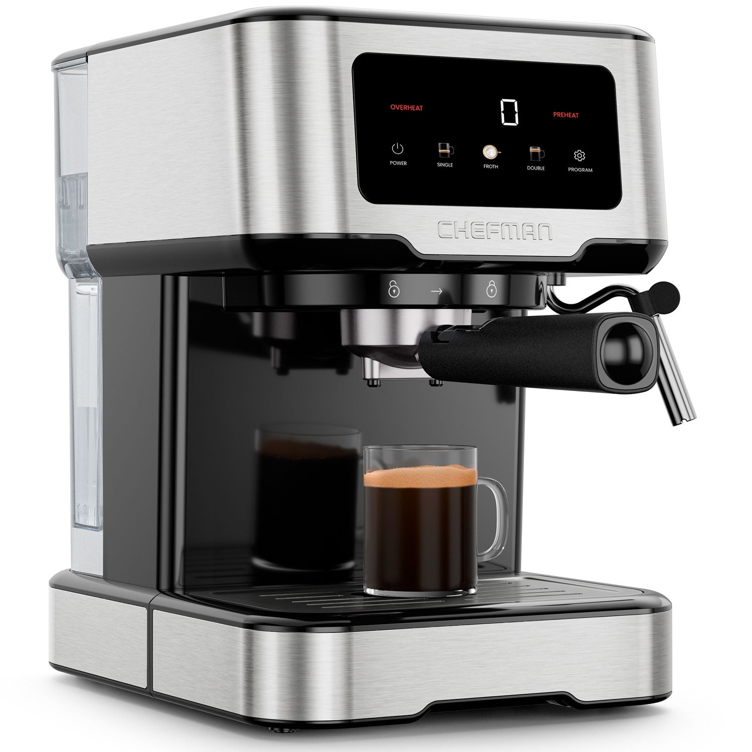 CHEFMAN CRAFTBREW ESPRESSO MACHINE - Stainless Steel