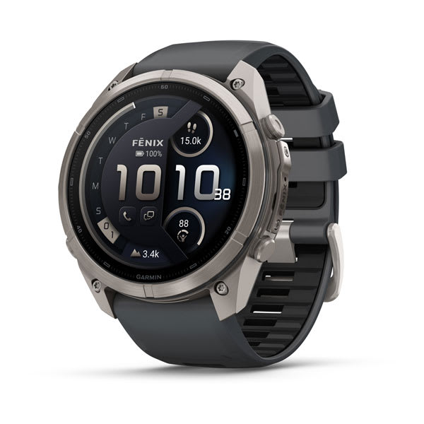 Garmin Fenix 9 Pro inReach 51mm Titanium with Graphite/Black Silicone Band