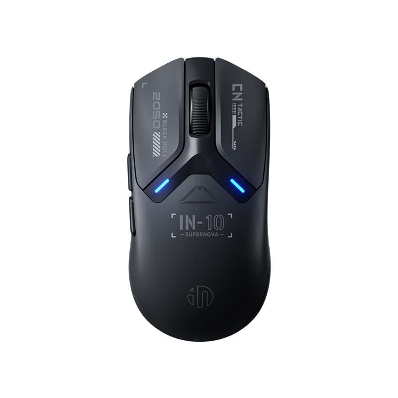 Inphic IN10P з комбінованим потрійним підключенням, регульована RGB, 26000 DPI, 8kHz Black